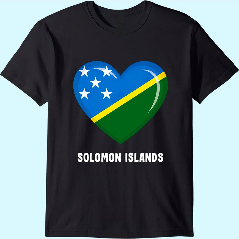 Solomon Islands Flag Shirt | Solomon Islander T-shirt for Men — Mens T Shirts