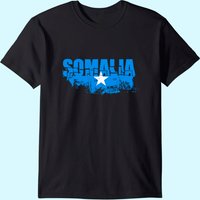T-shirt Somalia pour hommes, femmes et enfants - Noir — T-shirts pour hommes