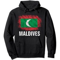 Hoodie à Capuchon Vintage Drapeau des Maldives