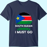 Le Sud-Soudan appelle, je dois y aller T-shirt Drapeau des racines soudanaises — T-shirts pour hommes