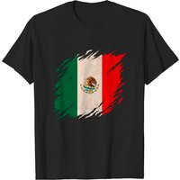 T-shirt Vintage Mexique Drapeau Fierté pour Hommes — T-shirts pour hommes