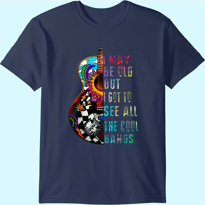 J'ai Peut-être Vieilli Mais J'ai Vu Tous Les Groupes Cool T-Shirt — T-shirts pour hommes