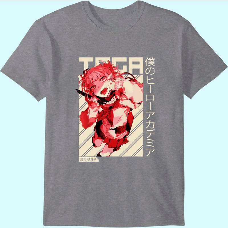 T-shirt Toga Himiko pour hommes en noir — T-shirts pour hommes