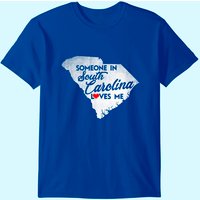 Quelqu'un en Caroline du Sud m'aime T-shirt pour hommes — T-shirts pour hommes