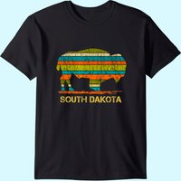 T-Shirt Buffalo pour Vacances au Dakota du Sud pour Hommes — T-shirts pour hommes