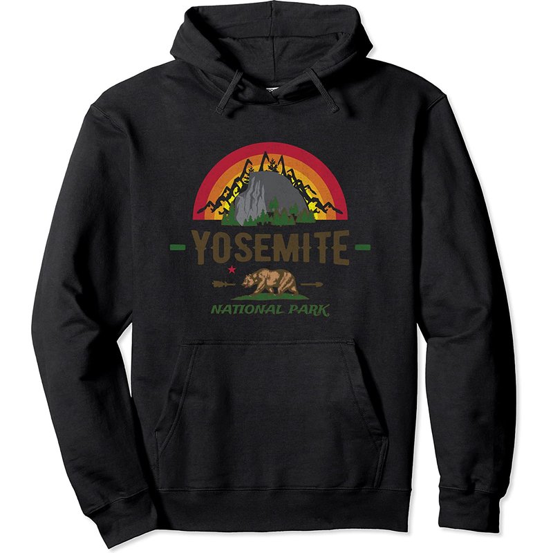 Haut à capuchon inspiré du Half Dome de Yosemite — Sweats à capuche pour hommes