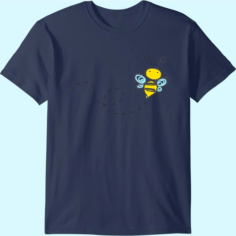 T-shirt Bumble Bee pour hommes - Royal — T-shirts pour hommes