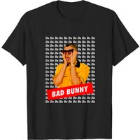 T-shirt Noir Bad Bunny Acid Lemon pour Hommes — T-shirts pour hommes