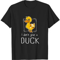 T-shirt drôle I Don't Give A Duck Bully Goose pour hommes — T-shirts pour hommes