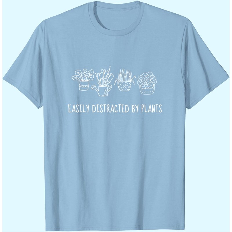 T-shirt Funny Plant Mom Distrait Par Les Plantes Pour Hommes — T-shirts pour hommes