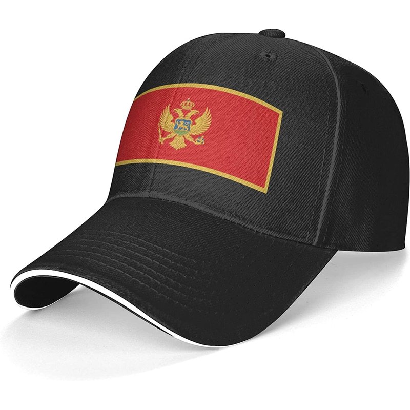 Casquette ajustable Night Butterfly Flag du Monténégro
