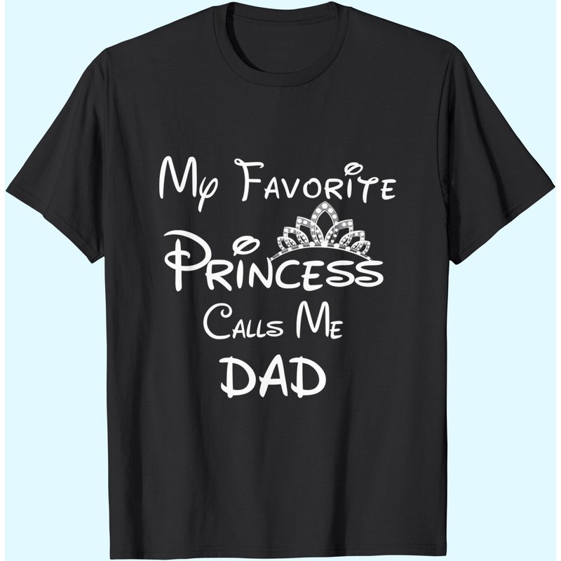 Mon Princesse Préférée M'appelle Papa T-Shirt pour Hommes — T-shirts pour hommes