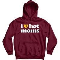 Hoodie Unisexe I Love Hot Moms Virginity Duncan Rocks — Sweats à capuche pour hommes