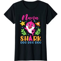 T-shirt pour hommes Nana Shark Gift Famille de requins mignons
