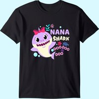 T-Shirt Nana Shark Doo Doo pour Cadeau d'Anniversaire d'Enfant — T-shirts pour hommes