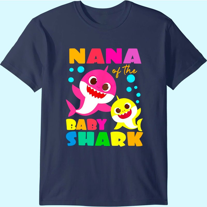 T-shirt d'anniversaire Nana Of The Baby Shark pour hommes — T-shirts pour hommes