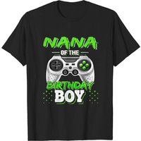 T-shirt Nana Du Garçon D'anniversaire Vidéo Jeu Pour Hommes