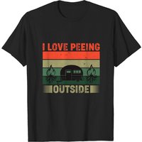 T-shirt pour hommes I Love Peeing Outside — T-shirts pour hommes