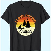 T-shirt I Love Peeing Outside pour hommes