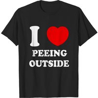 T-shirt drôle J'adore uriner dehors pour hommes — T-shirts pour hommes
