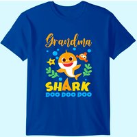 T-shirt assorti pour hommes Grandma Shark Gift — T-shirts pour hommes