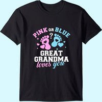 Great Grandma Gender Reveal T-Shirt for Men