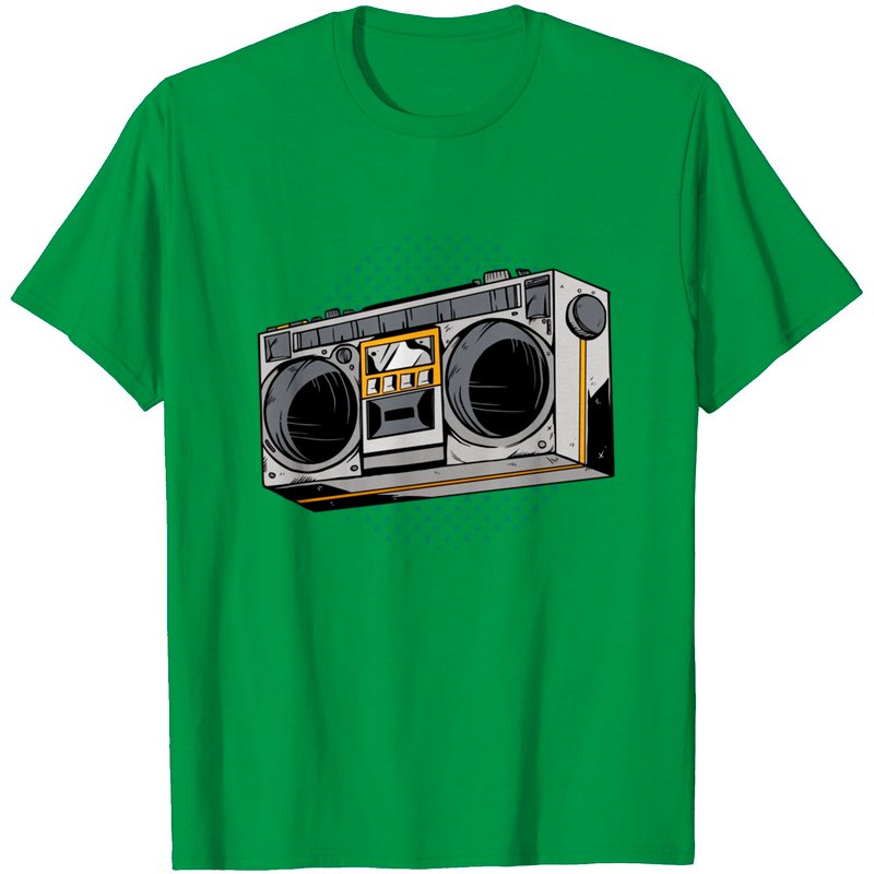 T-shirt Ghetto Blaster Hip Hop Rap Vintage 80's 90's — T-shirts pour hommes