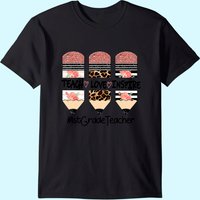 Teach Love Inspire 1st Grade Teacher Crayon T-Shirt for Men