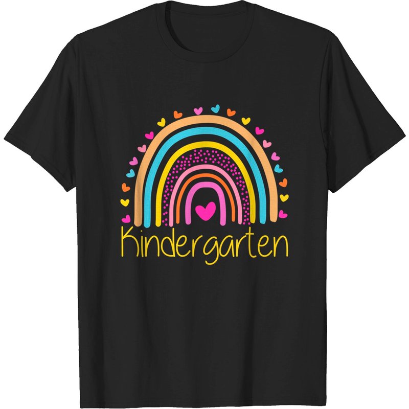 T-shirt enseignant équipe arc-en-ciel KinderRocks