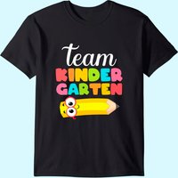 T-shirt d'équipe enseignant de maternelle étudiant retour à l'école pour hommes