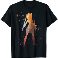 T-shirt Ahsokas Tano pour hommes en noir — T-shirts pour hommes