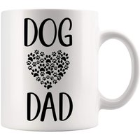 Mug Dog Dad Hearts — Tasses et gobelets