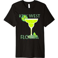 T-shirt pour hommes Key West Florida Margarita Cocktail avec lime