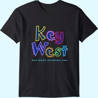T-shirt pour hommes au design tropical de Key West Florida