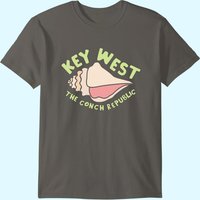 Key West Conch Florida Keys Gift T-Shirt for Men — Mens T Shirts