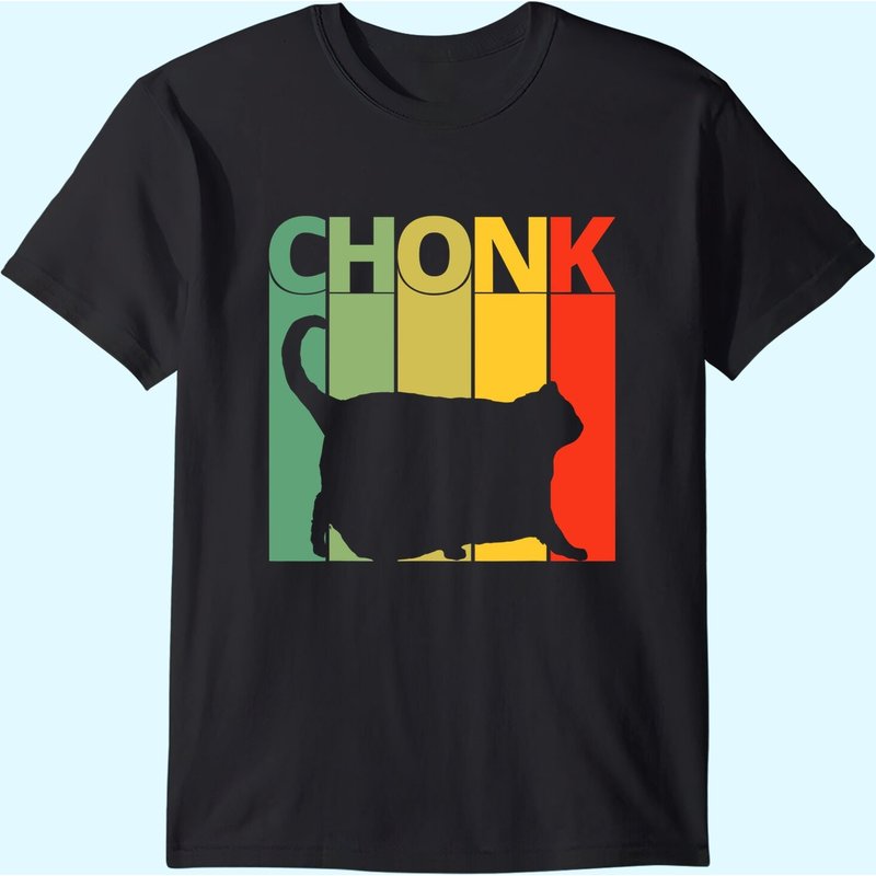 Chonk Cat Meme Shirt | Big Chungus T-Shirt for Men — Mens T Shirts