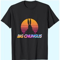 Meme Big Chungus T-Shirt for Men - Black