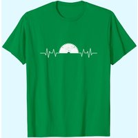 T-shirt Saw Heartbeat pour Menuisier et Travailleurs du Bois — T-shirts pour hommes