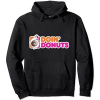 Doin' Donuts Hoodie Unisexe pour Passionnés de Course et Drift — Sweats à capuche pour hommes