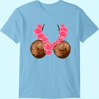 T-shirt Hawaiian Coconut Bra pour hommes — T-shirts pour hommes