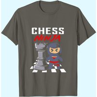 Chess Ninja Player T-Shirt for Men