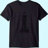 T-Shirt Word Cloud Chess King pour hommes — T-shirts pour hommes