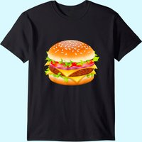 T-shirt Costume Halloween Cheeseburger Hamburger pour Hommes — T-shirts pour hommes
