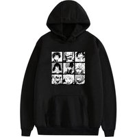My Hero Academia Unisex Hoodie in Black — Mens Hoodies