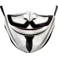 Halloween Print Masks with Adjustable Straps and Filter Pocket