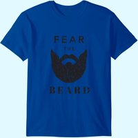 Men's Fear The Beard Vintage Design T-Shirt — Mens T Shirts
