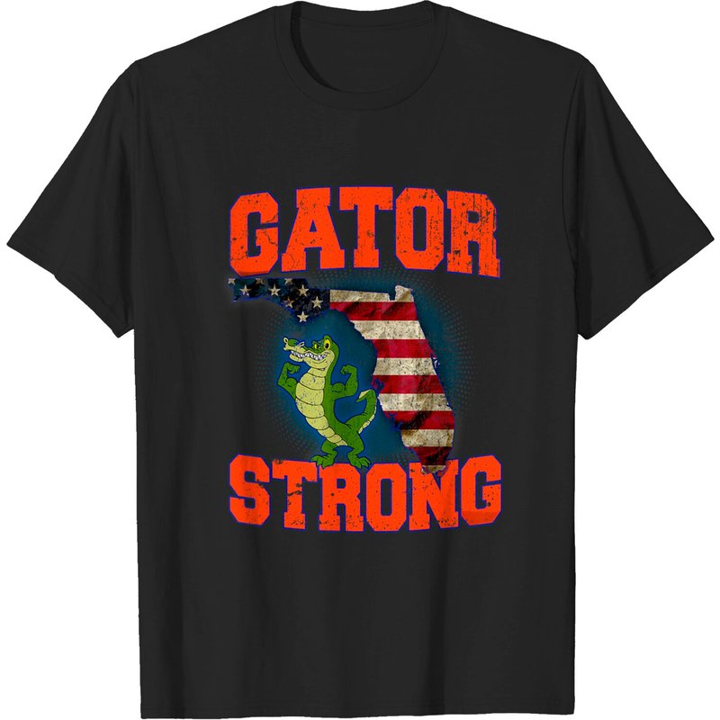 T-shirt Gator Strong Florida State pour hommes en noir