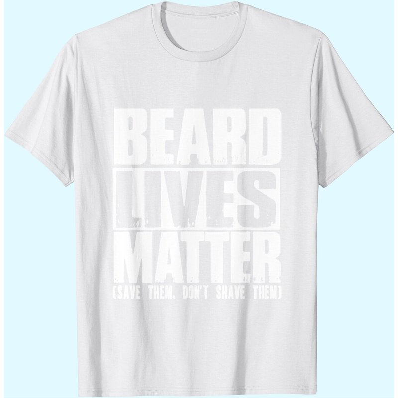T-Shirt Big and Tall Beard Lives Matter pour hommes — T-shirts pour hommes
