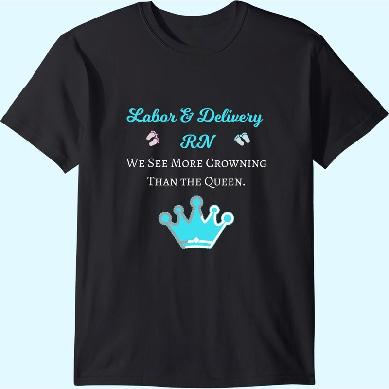 T-Shirt Infirmier en Travail et Accouchement RN pour Hommes — T-shirts pour hommes