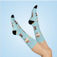 Good Luck Women's Cat Socks for Adults — Novelty Socks